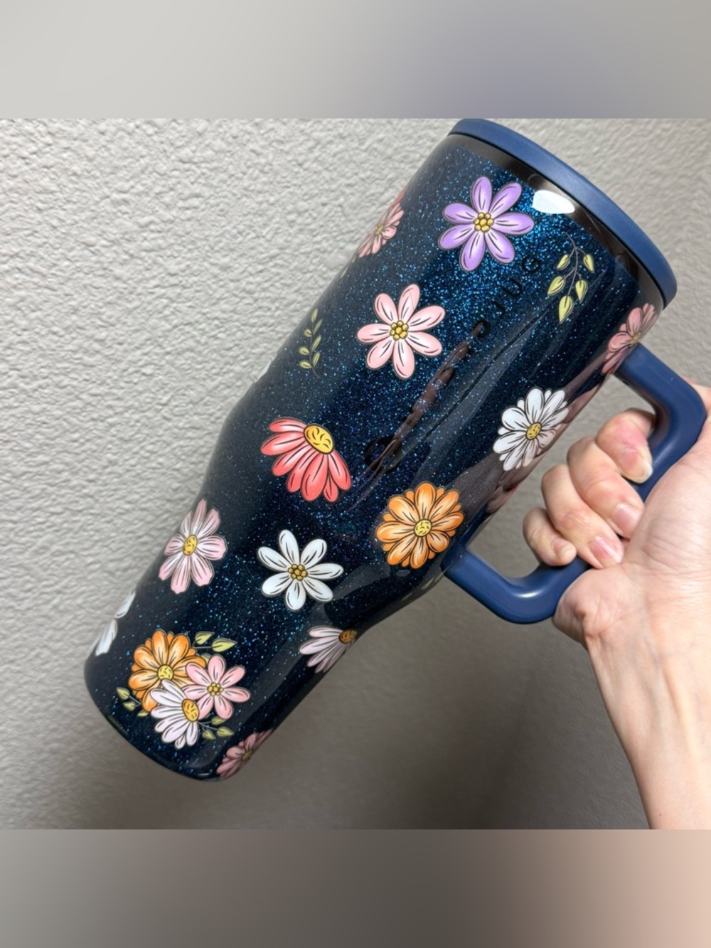 HydroJug - Navy Floral - CUSTOM